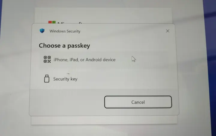 Mot de passe de sécurité Windows