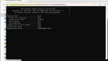 Khadas Mind 2 BIOS update
