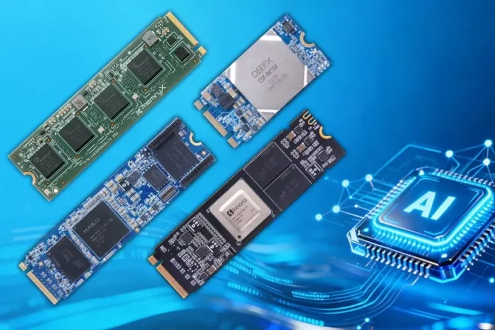 Modules IA M.2 Hailo DeepX Kinara MemryX