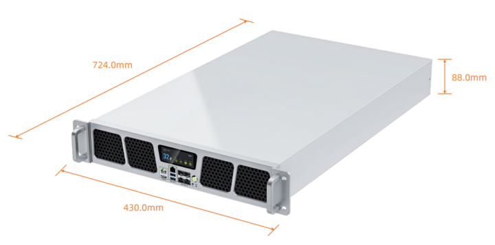Dimensions du serveur CSC2 N48SPK3 RISC V Dimensions du serveur CSC2 N48SPK3 RISC V