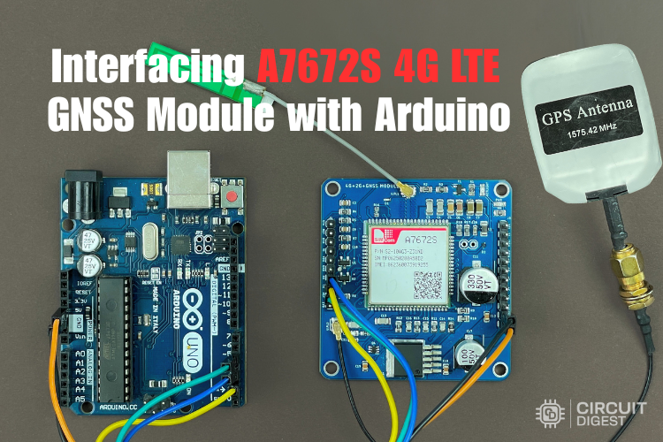 Interfacer le module GNSS A7672S 4G LTE avec Arduino Interfacer le module GNSS A7672S 4G LTE avec Arduino