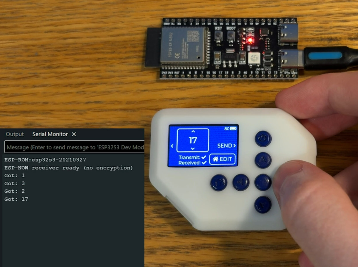 PolyCast5 - Une télécommande multi-outils ESP32-C5 avec WiFi 6 double bande, BLE, ESP-NOW, LoRa et infrarouge Tx/Rx (financement participatif)