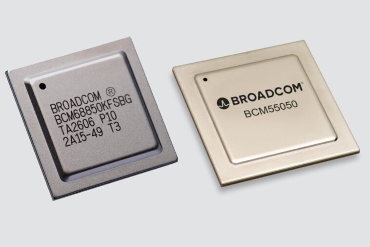 Broadcom dévoile ses SoC innovants BCM68850 et BCM55050 pour des passerelles 50G PON 1 Broadcom BCM68850 and BCM55050 50G ITU PON Gateway SoC