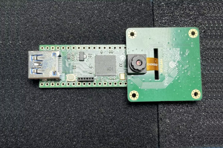 Petros CH32H417M Alef : Carte Raspberry Pi Pico avec USB 3.0 et module caméra 2MP 1 Petros CH32H417M Alef