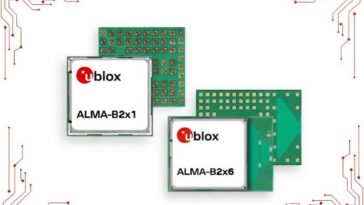 Modules ALMA-B2 de u-blox : nouvelles solutions Bluetooth 6.0 pour Edge AI 16 u-blox ALMA-B2 series (Open CPU) Stand alone Bluetooth Low Energy (BLE) modules based on nRF54LM20 for Edge AI