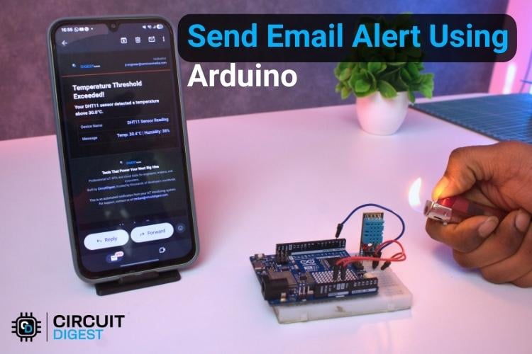 Comment envoyer des notifications par e-mail depuis Arduino à l'aide de CircuitDigest Cloud Comment envoyer des notifications par e-mail depuis Arduino à l'aide de CircuitDigest Cloud