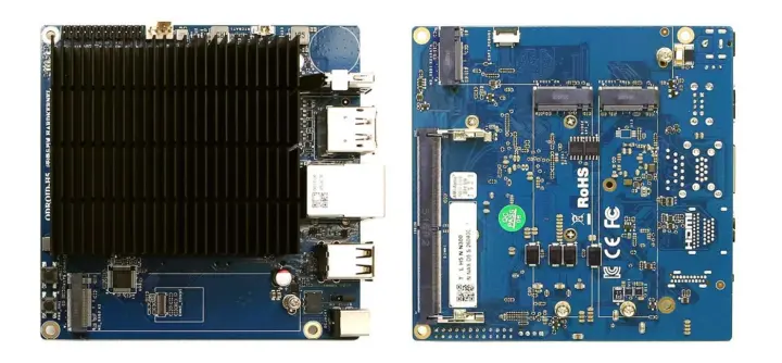 SBC sans ventilateur Intel Core i3-N300 avec 4 emplacements M.2 SBC sans ventilateur Intel Core i3-N300 avec 4 emplacements M.2