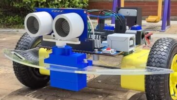 Giant Arduino Obstacle Avoidance Robot Built 7 Times Bigger Than Normal