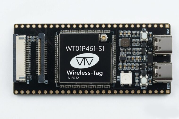 Découvrez l'ESP32P4C61-TINY : une carte AIoT open source révolutionnaire sur Kickstarter 1 Wireless Tag ESP32P4C61 TINY Board