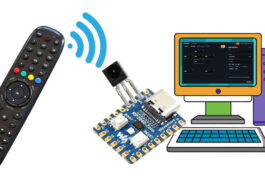 IR remote control RP2040 USB HID