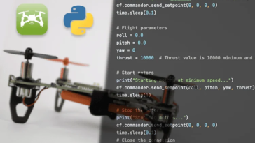 Comment programmer un drone LiteWing en utilisant Python avec le SDK Crazyflie Cflib Python 13 Comment programmer un drone LiteWing en utilisant Python avec le SDK Crazyflie Cflib Python