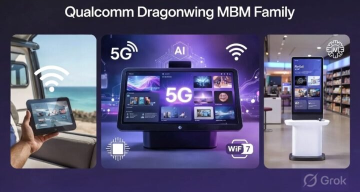 Applications SoC multimédia haut débit mobile Qualcomm Dragonwing MBM715 et MBM415 Applications SoC multimédia haut débit mobile Qualcomm Dragonwing MBM715 et MBM415
