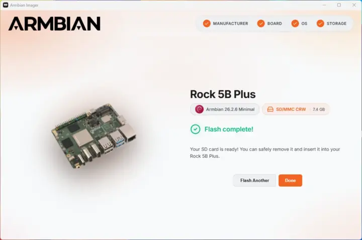 Rock 5B Plus Armbian 26.2.6 Minimal Rock 5B Plus Armbian 26.2.6 Minimal