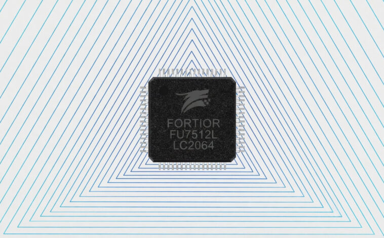Microcontrôleur Fortior FU75xx : Performance et Polyvalence pour la Robotique et l'Automatisation 1 Fortior FU75xx RISC-V motor control microcontroller