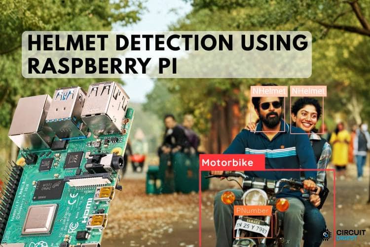 Raspberry Pi Helmet Detection using CircuitDigest Cloud