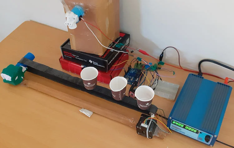 Système de remplissage automatique de bouteilles utilisant Arduino Système de remplissage automatique de bouteilles utilisant Arduino