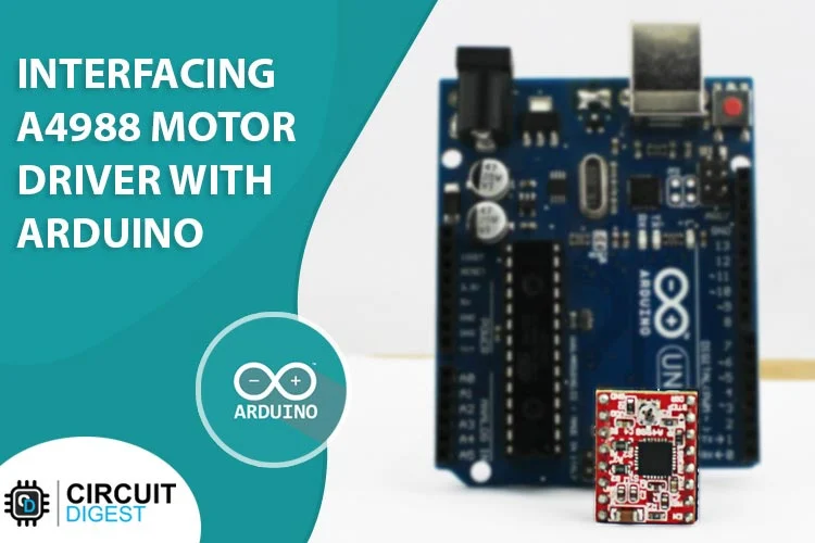 Contrôle de moteur pas à pas avec pilote de moteur pas à pas A4988 et Arduino UNO 1 A4988 Stepper Motor Driver with Arduino