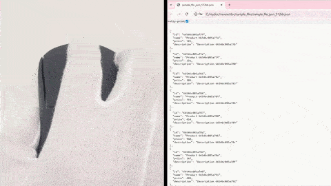 Naviguer dans de longs fichiers JSON Naviguer dans de longs fichiers JSON
