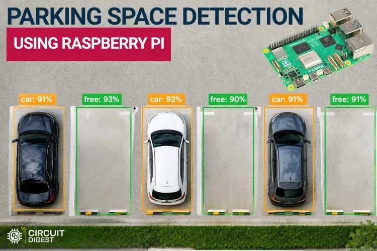 Comment créer un système de détection de places de stationnement basé sur l'IoT à l'aide de Raspberry Pi et CircuitDigest Cloud 1 Raspberry Pi Parking Space Detection System