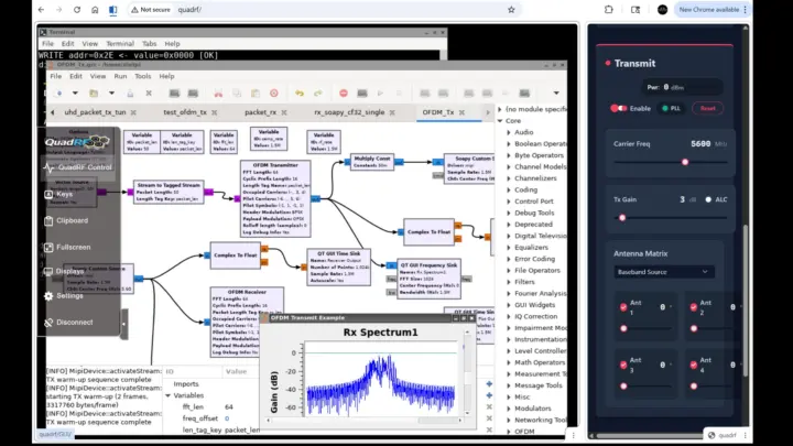 Logiciel QuadRF Logiciel QuadRF