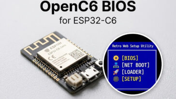 OpenC6 BIOS : un nouveau firmware open source pour l'ESP32-C6 6 OpenC6 BIOS for ESP32 C6