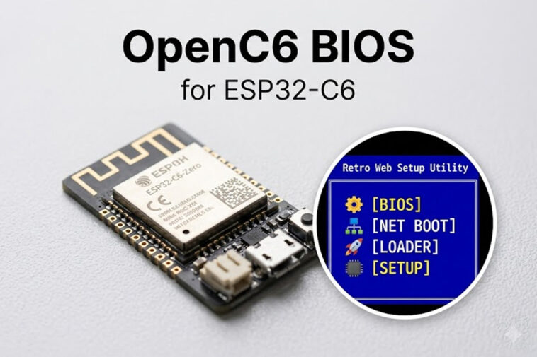 OpenC6 BIOS : un nouveau firmware open source pour l'ESP32-C6 1 OpenC6 BIOS for ESP32 C6