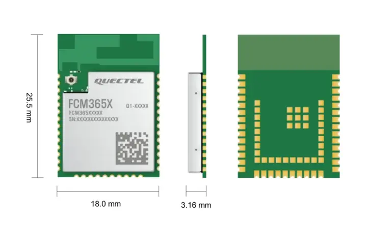 Module IoT Quectel FCM365X Module IoT Quectel FCM365X