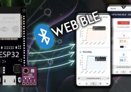 ESP32 Web BLE : visualisation des données du capteur en direct (graphiques BME280)