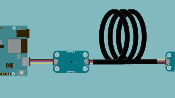 Connexion du prolongateur Modulino Connexion du prolongateur Modulino