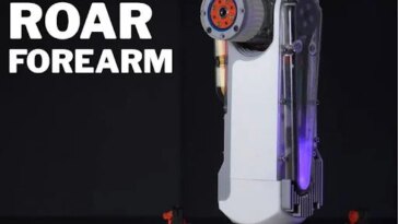 Boîtes de vitesses personnalisées futuristes à l'intérieur d'un avant-bras robotique imprimé en 3D 14 ROAR a compact, high-performance 3D printed robotic forearm