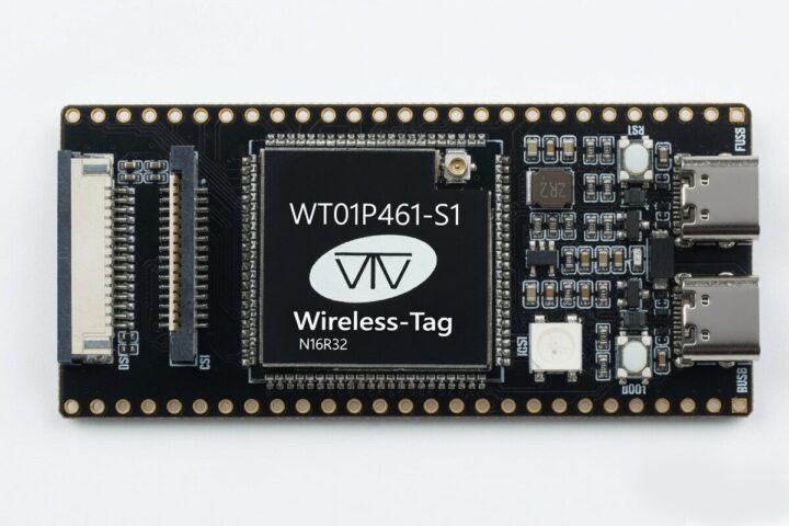 Étiquette sans fil ESP32P4C61, carte minuscule Étiquette sans fil ESP32P4C61, carte minuscule