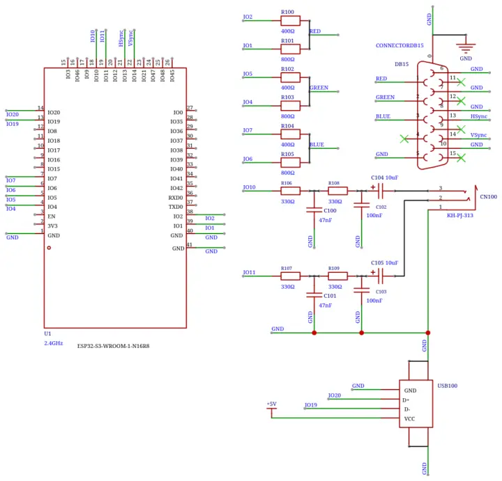 Micrologiciel S3-MSX-PC Câblage audio ESP32-S3 VGA Micrologiciel S3-MSX-PC Câblage audio ESP32-S3 VGA