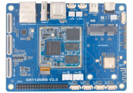 La carte de développement Graperain GR1126MB comprend 3 modules TOPS Rockchip RV1126B AI Vision à souder