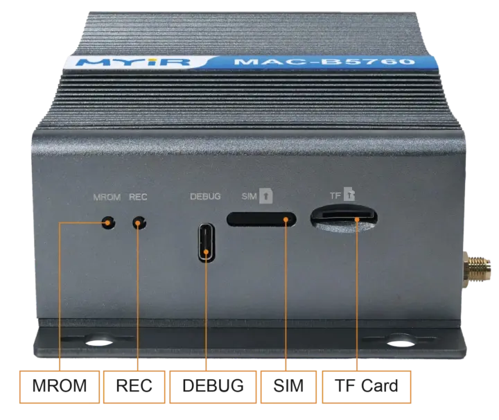 MYiR MAC-B5760 Edge AI IPC sans ventilateur MYiR MAC-B5760 Edge AI IPC sans ventilateur