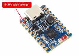 ESP32-C6 board 5-36V wide supply voltage