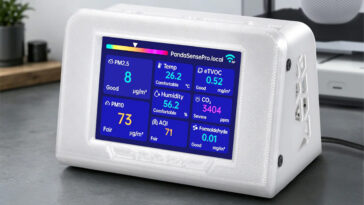 BIQU Panda Sense Pro : Moniteur intelligent 8-en-1 pour la qualité de l'air en impression 3D 4 BIGTREETECH Panda Sense Pro 8 in 1 Air Quality Monitor for 3D Printers