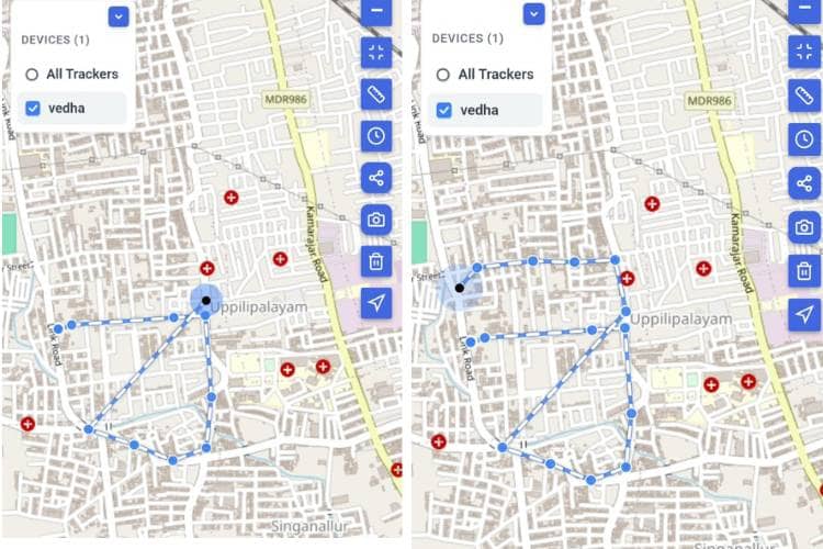 Comment créer un système de géolocalisation multi-basé sur l'IoT pour un suivi intelligent 3 Carte de suivi GPS en direct sur le tableau de bord CircuitDigest Cloud pour le système de géorepérage IoT
