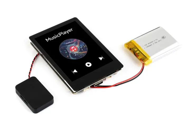 Lecteur de musique ESP32-C5 alimenté par batterie