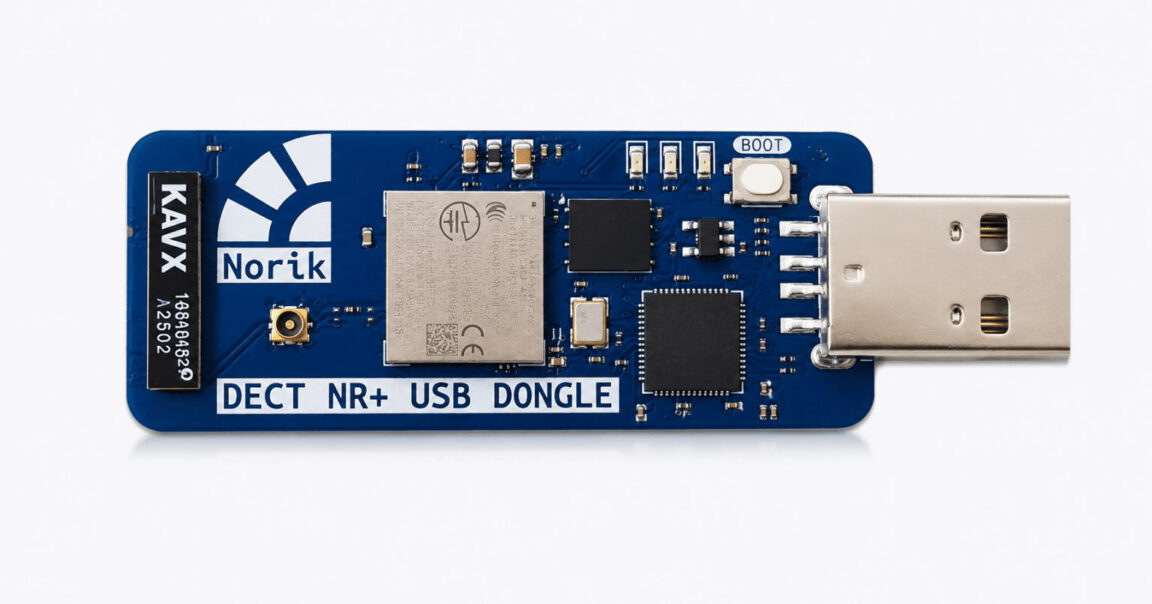 Dongle USB Norik DECT NR+ : connectivité 5G longue portée pour développeurs