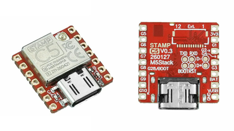 M5Stack Stamp-C5 : la carte IoT compacte avec ESP32-C5 et WiFi 6 1 M5Stack Stamp-C5
