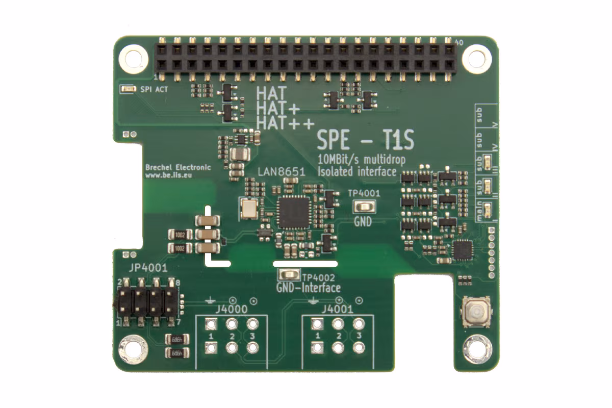 Raspberry Pi 10BASE T1S SPE HAT