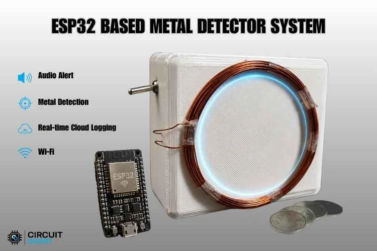 Construction d'un système de détection de métaux basé sur ESP32 85 DIY ESP32 Metal Detector