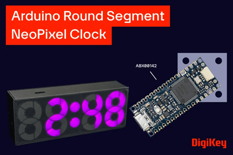 Arduino Round Segment NeoPixel Clock