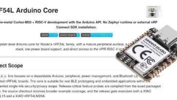 nRF54L Arduino Core