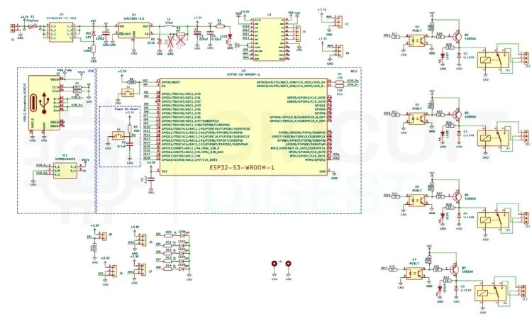 Schémas de PCB contrôlés Schémas de PCB contrôlés