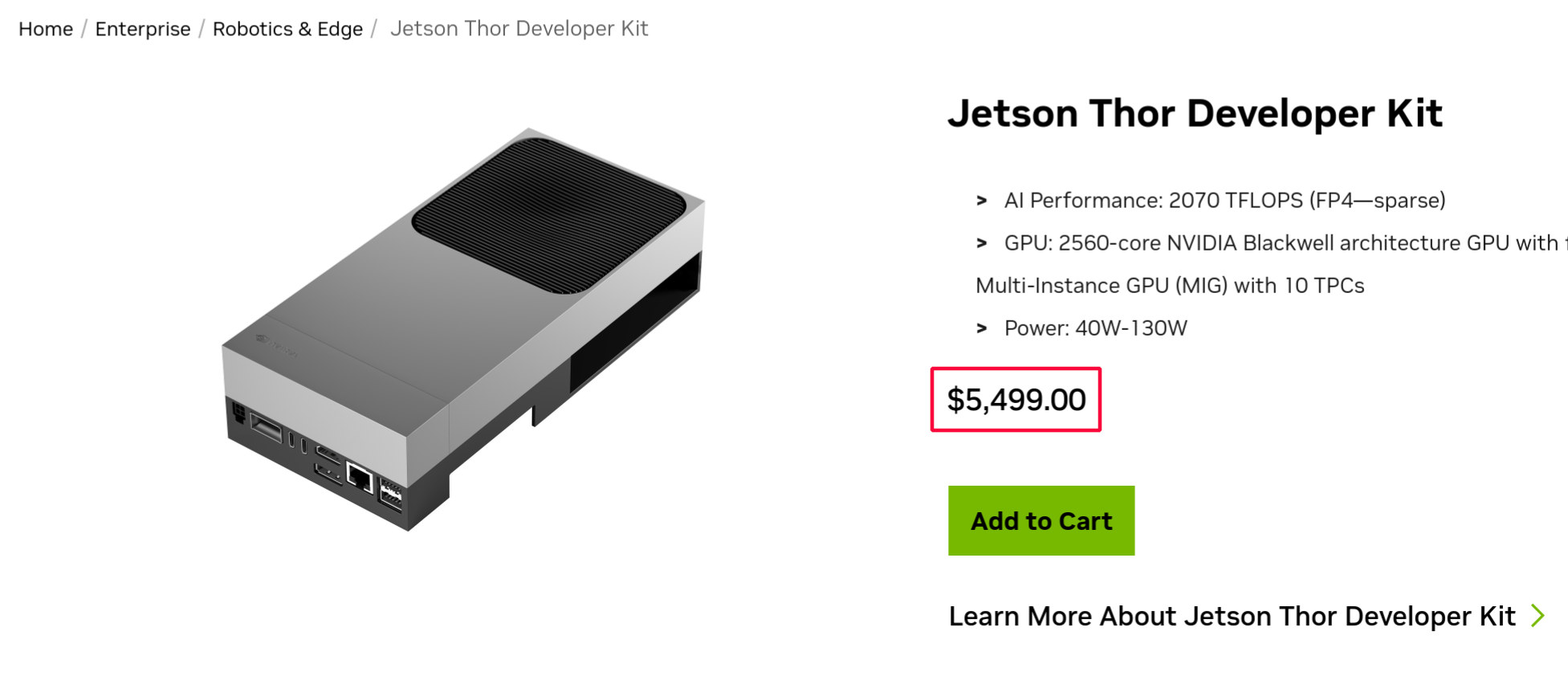 NVIDIA Jetson price increase