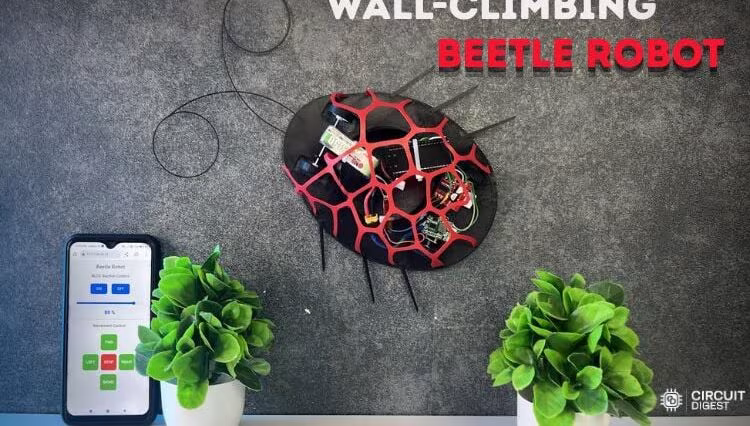 Robot scarabée grimpant aux murs ESP32 : guide complet de bricolage 2 DIY ESP32 Wall Climbing Robot