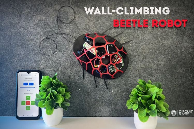 Robot scarabée grimpant aux murs ESP32 : guide complet de bricolage 1 DIY ESP32 Wall Climbing Robot
