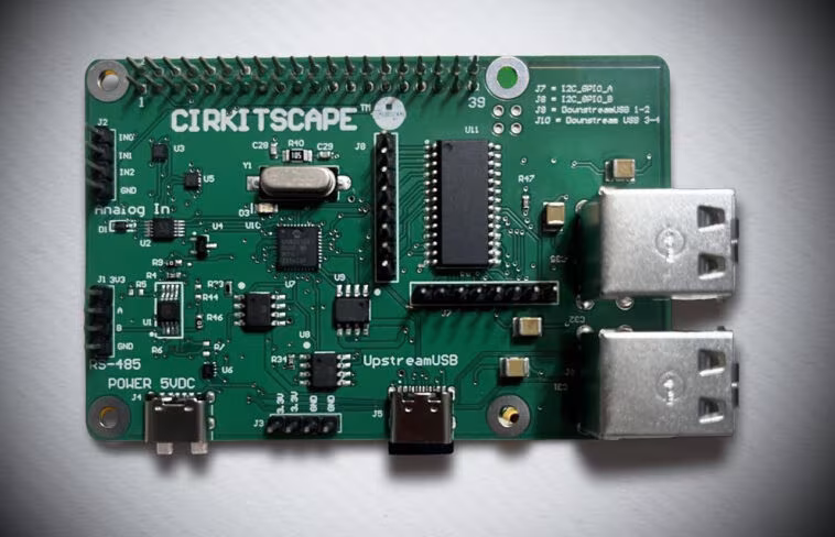 CirkitScape Top HAT : La carte d'extension incontournable pour Raspberry Pi 1 CIRKITSCAPE Top HAT