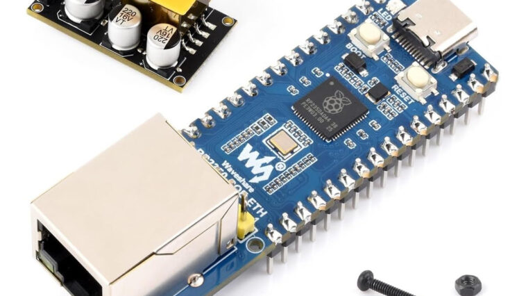 Waveshare RP2350-POE-ETH : Carte Raspberry Pi avec PoE et Ethernet 2 Raspberry Pi RP2350 Power-over-Ethernet (PoE) board